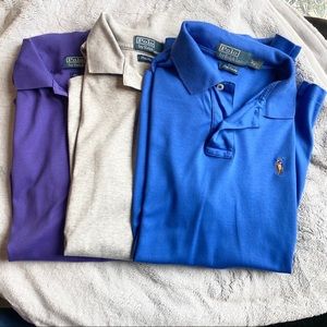 Ralph Lauren Soft Touch Polos | Blue, Grey, Purple